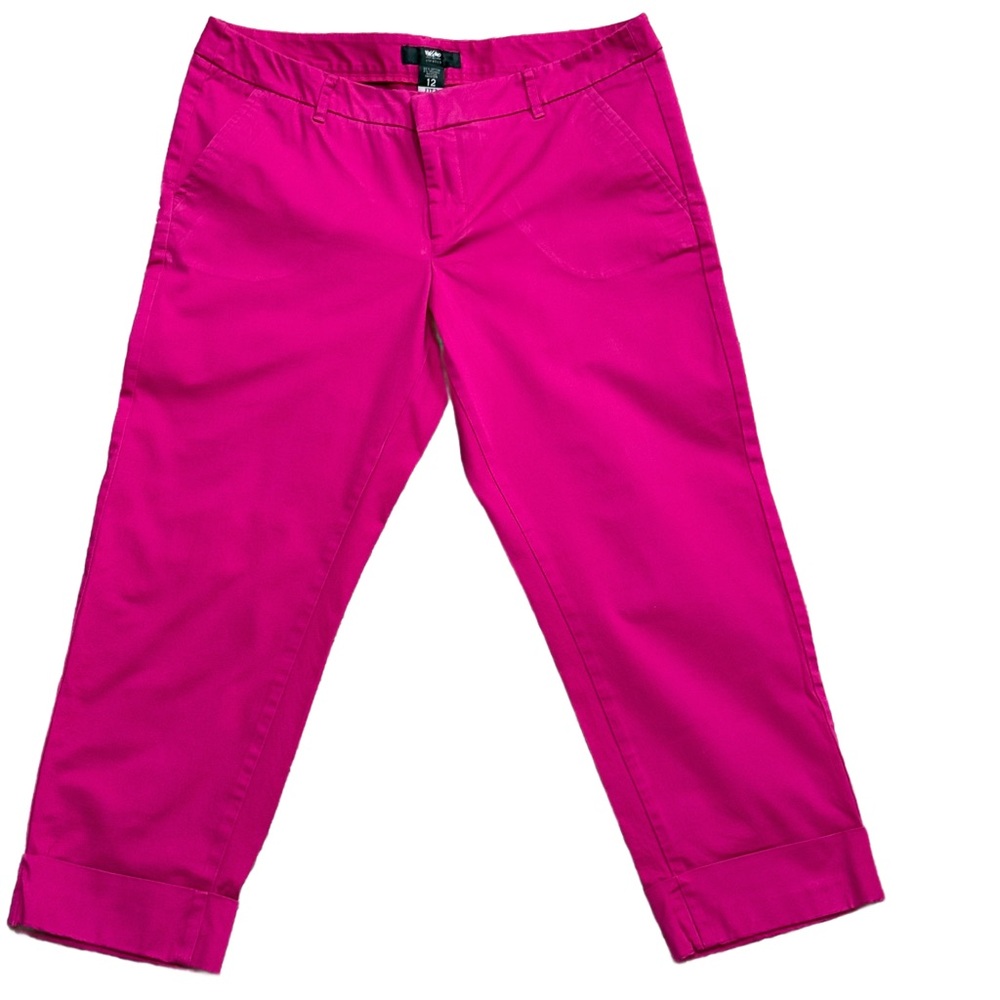 Vibrant Mossimo Pink Cropped Pants Size 12